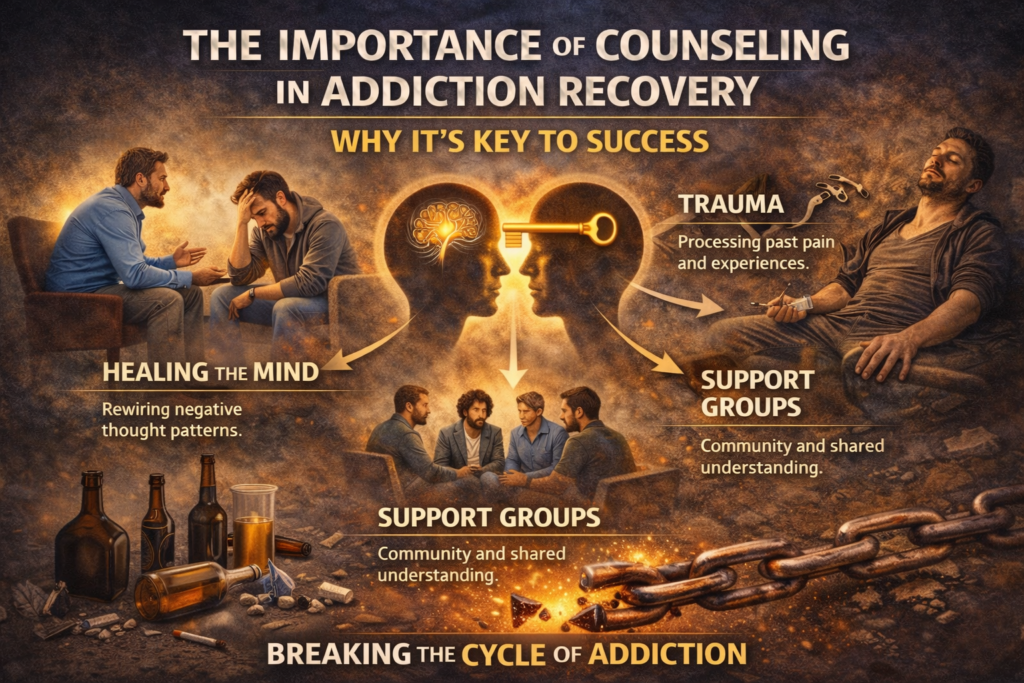 The Importance of Counseling in Addiction Recovery: Why It’s Key to Success